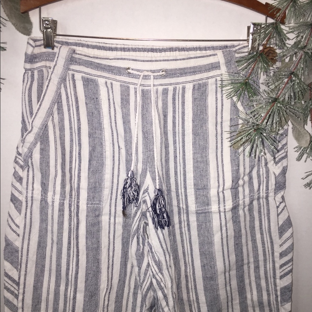 Striped Pants with Tassles